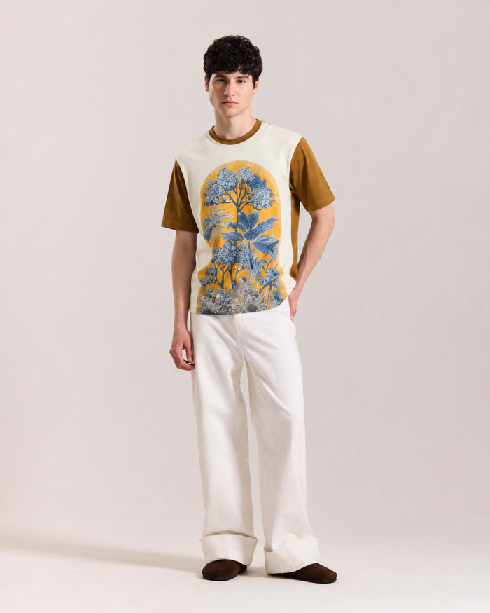 Organic Muddy DTG Print Oversized T-Shirt for Men