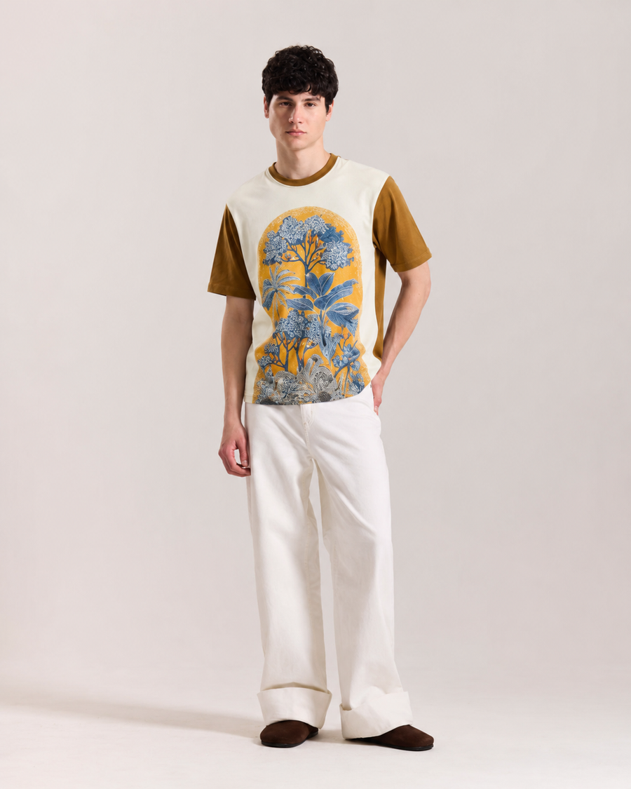 Organic Muddy DTG Print Oversized T-Shirt for Men