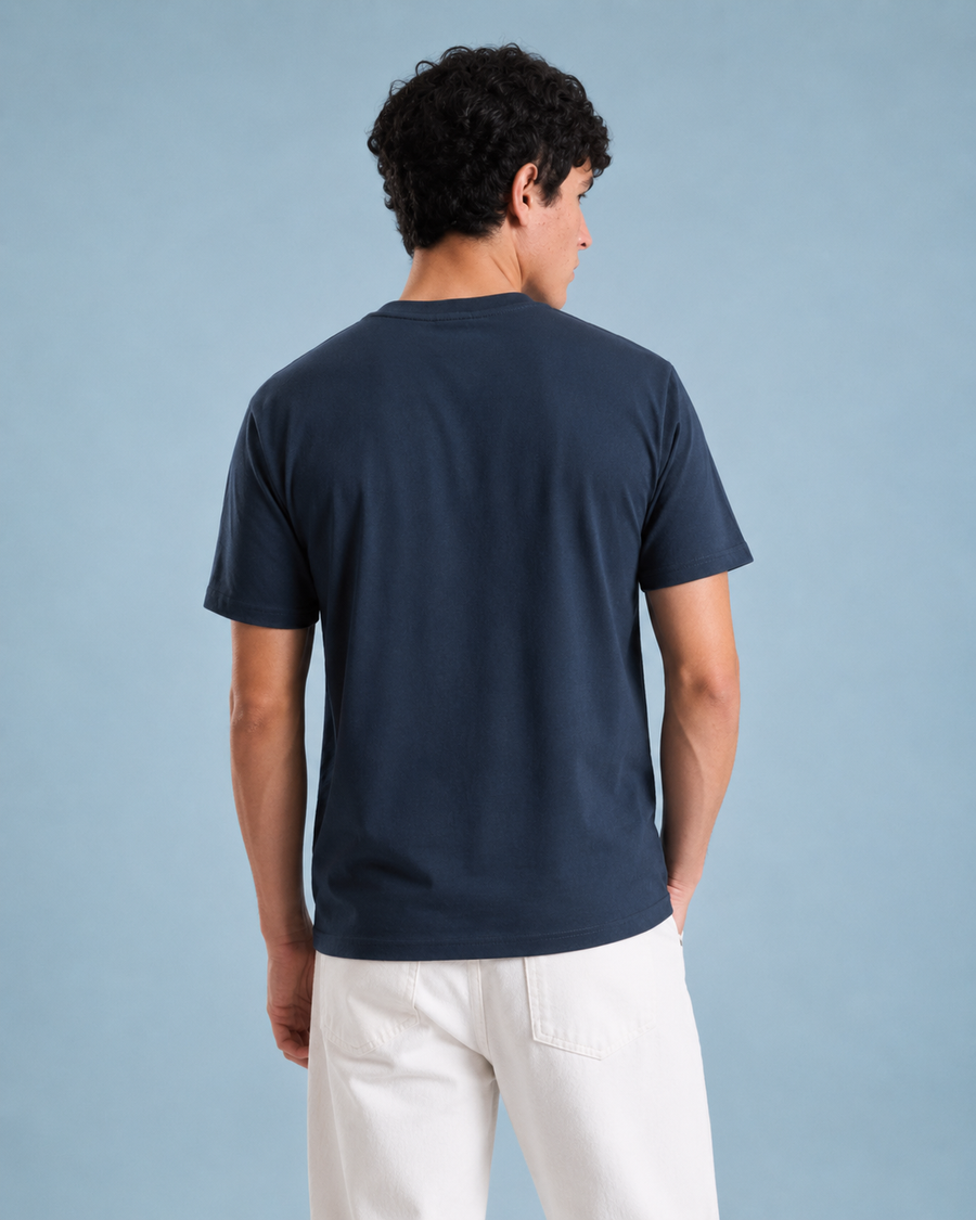 Gray Cotton Printed T-Shirt for Men