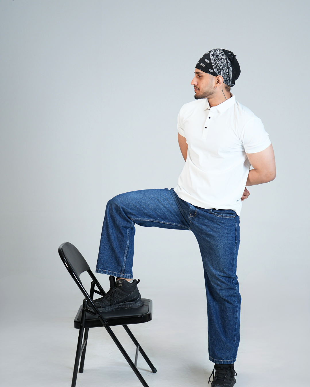 Premium White Wrinkle-Free Solid Polo T-Shirt
