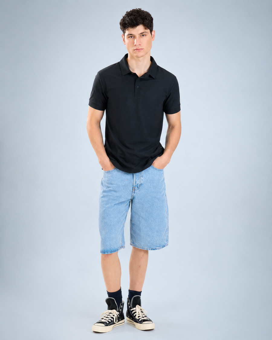 Premium Black Polo T-Shirt for Men