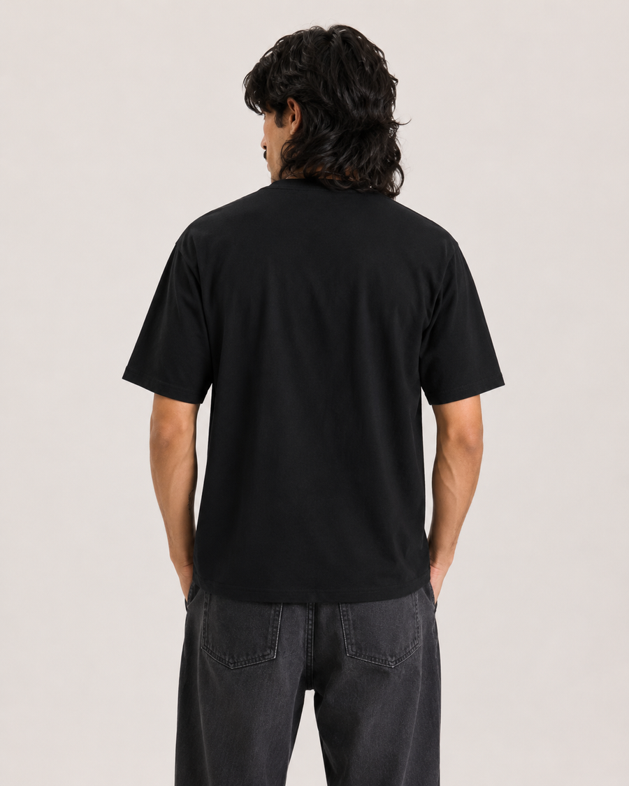 Grey Elephant Print Round Neck T-Shirt for Men