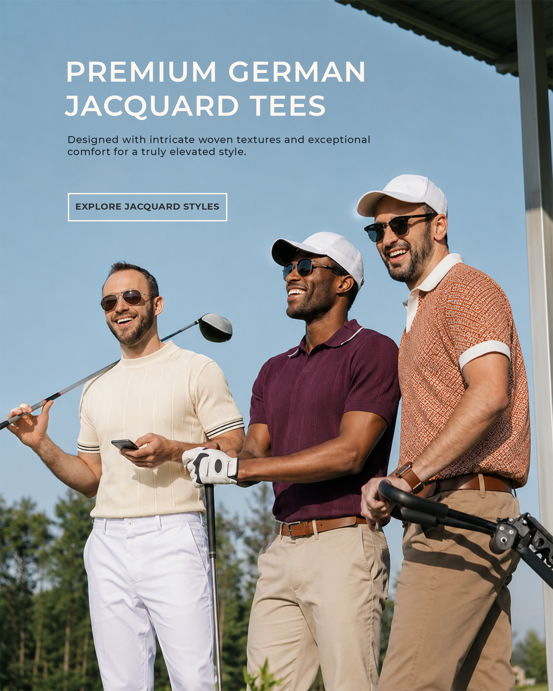 German Jacquard T Shirts